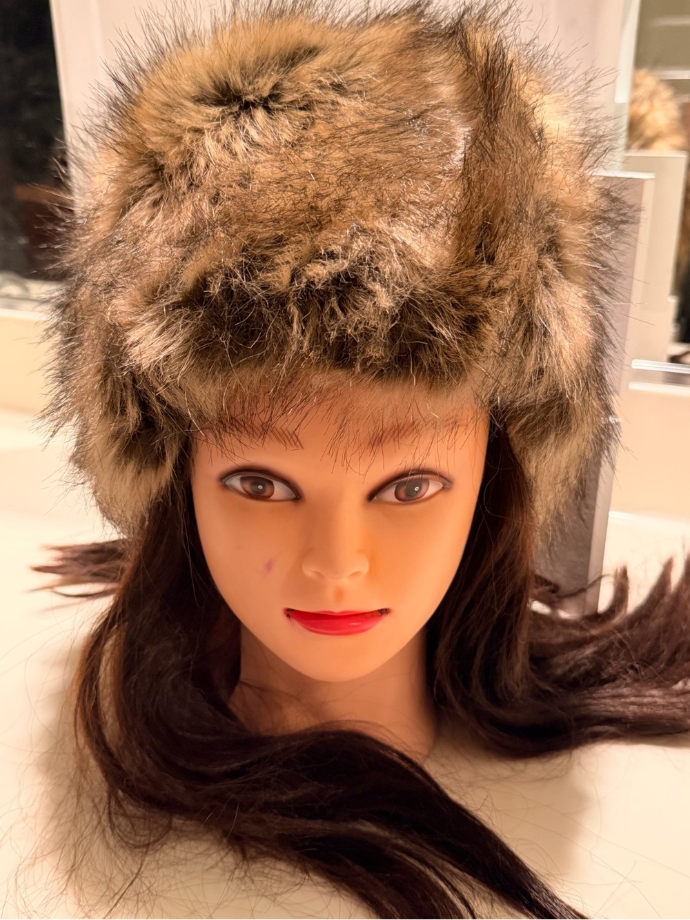 Luxury Brown Faux Fur Ushanka Hat - Plush Winter Style